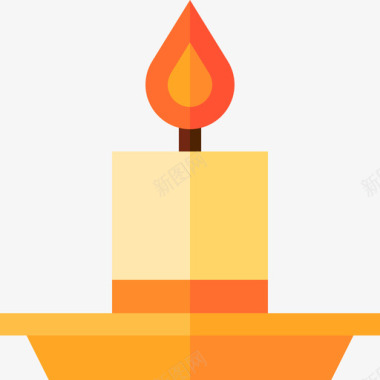 蜡烛复活节4平装图标图标