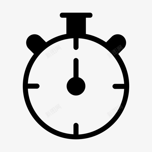 计时器警报倒计时图标svg_新图网 https://ixintu.com 倒计时 图示 工具 秒表 警报 计时器