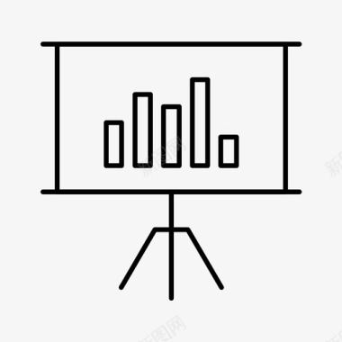 演示文稿板会议图标图标