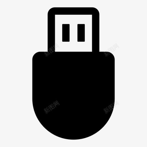 U盘电脑连接器图标svg_新图网 https://ixintu.com U盘 存储设备 家用电器 插头 电脑 硬件 连接器