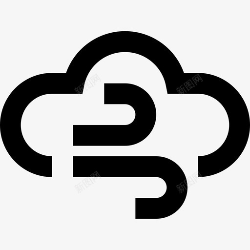 风云多云天气预报图标svg_新图网 https://ixintu.com 图标 多云 天气 天气图 天气预报 风云