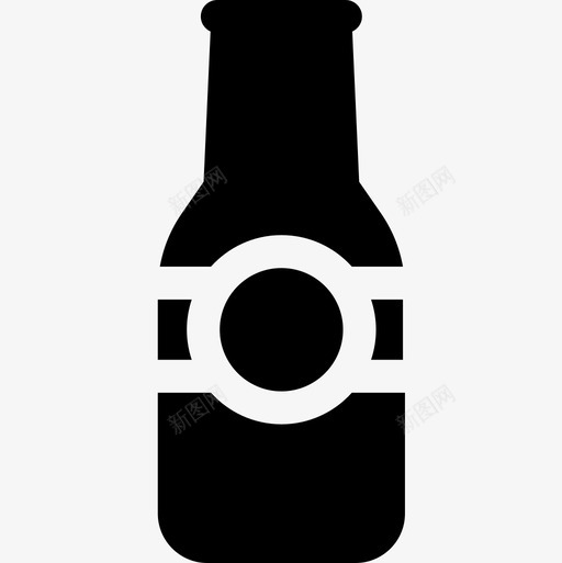 啤酒瓶啤酒43装满图标svg_新图网 https://ixintu.com 啤酒 啤酒瓶 装满