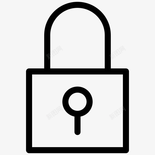 锁定安全编程应用程序网站常规行集151图标svg_新图网 https://ixintu.com 安全 编程应用程序网站常规行集151 锁定