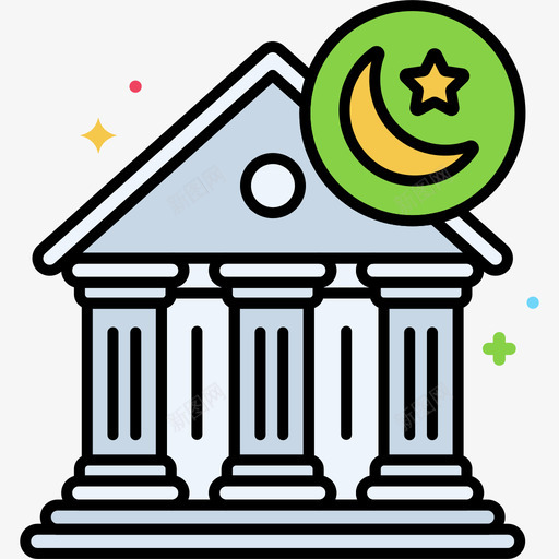 Bankbanking94线性颜色图标svg_新图网 https://ixintu.com Bank banking 线性 颜色