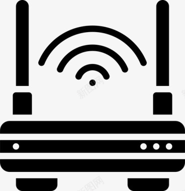 Wifi信息技术11填充图标图标
