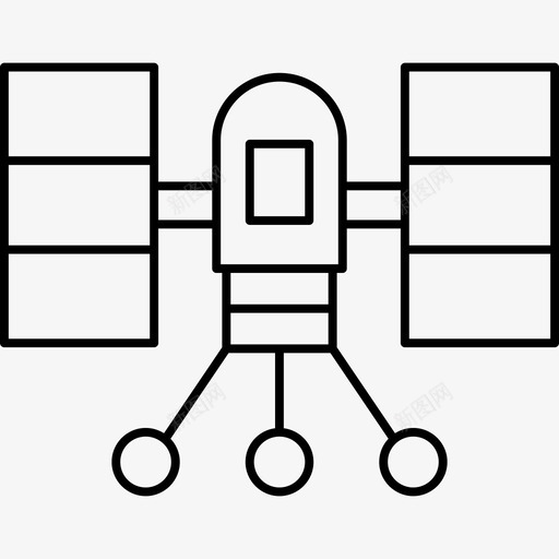 卫星外星飞船飞行器图标svg_新图网 https://ixintu.com 卫星 外星 宇宙飞船 线路 航天器 航天飞机 详细 飞船 飞行器