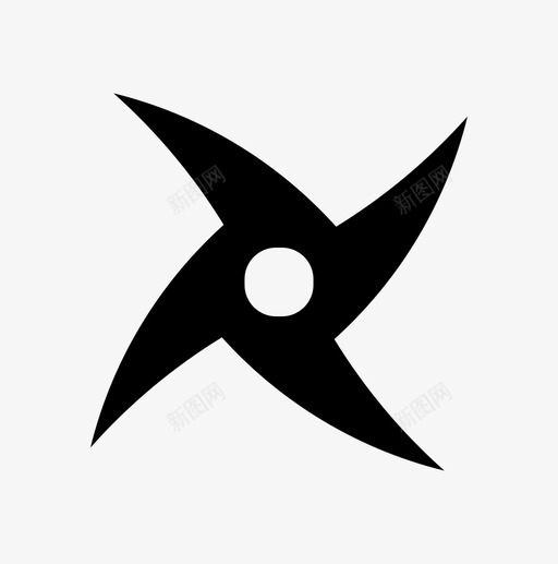 shuriken4忍者图标svg_新图网 https://ixintu.com 4 shuriken 忍者 武器 犀利 飞星