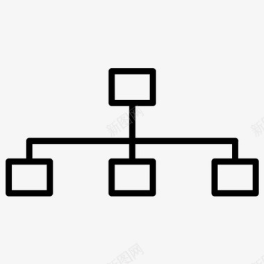 网络流程图internet图标图标