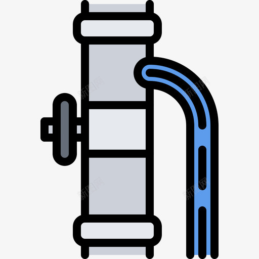 阀门管道工13彩色图标svg_新图网 https://ixintu.com 彩色 管道工 阀门