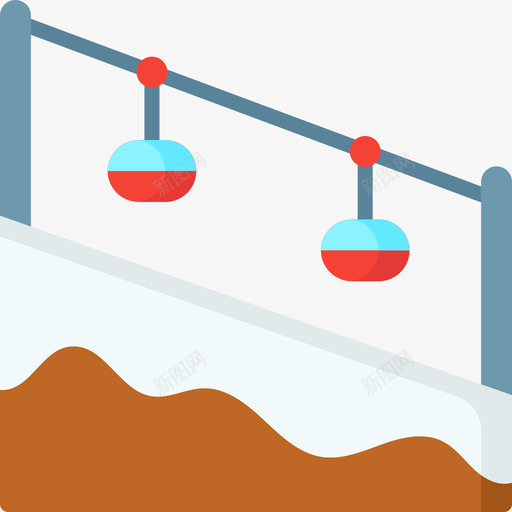 缆车车厢冬季自然15平房图标svg_新图网 https://ixintu.com 冬季 平房 缆车 自然 车厢
