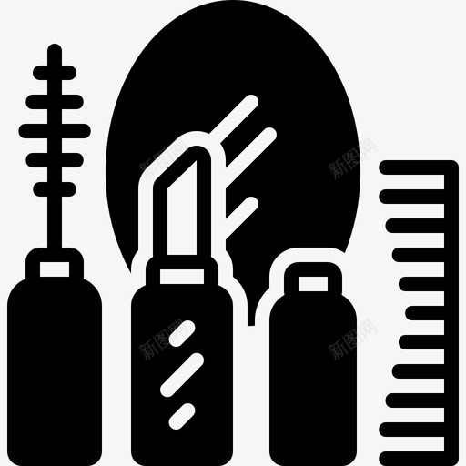 化妆品美容时尚图标svg_新图网 https://ixintu.com 化妆品 时尚 油彩 美容
