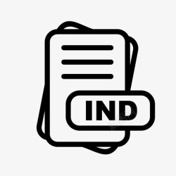 ind格式ind文件扩展名文件格式文件类型集合图标包高清图片