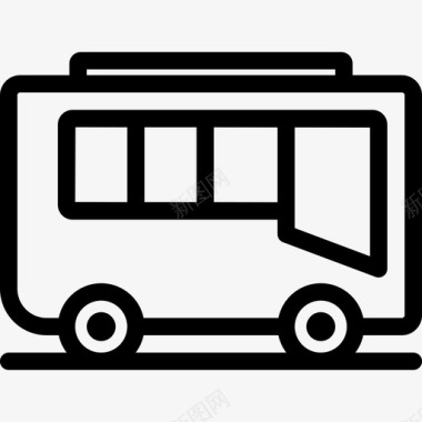 公共汽车小汽车校车图标图标