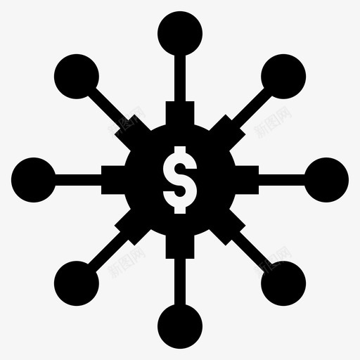 营销交易谈判图标svg_新图网 https://ixintu.com 交易 想法字形 营销 谈判