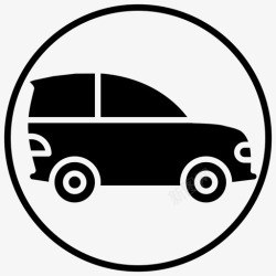 迷你圈迷你车出租车经济型车图标高清图片