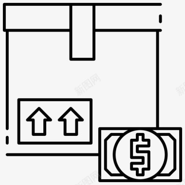 货到付款商务套餐图标图标