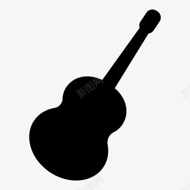 吉他吟游诗人音乐图标图标
