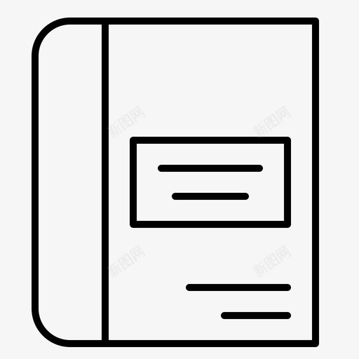 书籍学校学习图标svg_新图网 https://ixintu.com 书籍 学习 学校 学校图标细线集96