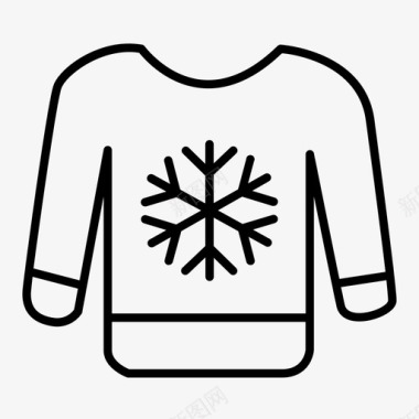 毛衣衣服冬天图标图标