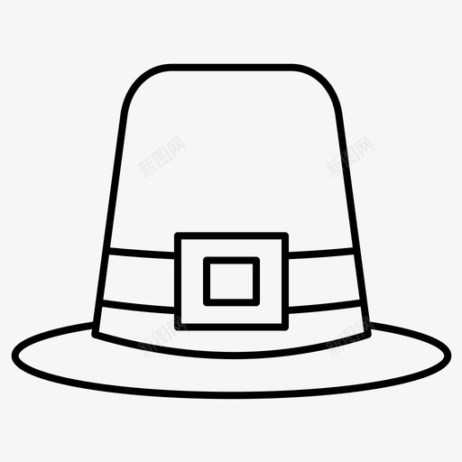 帽子魔术帽魔术师图标svg_新图网 https://ixintu.com 帽子 感恩节和秋季常规系列155 魔术师 魔术帽