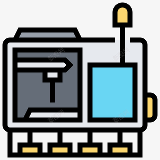 机械工业过程23线性颜色图标svg_新图网 https://ixintu.com 工业 机械 线性 过程 颜色