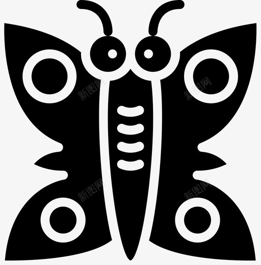 蝴蝶虫子和昆虫2填充图标svg_新图网 https://ixintu.com 填充 昆虫 虫子 蝴蝶