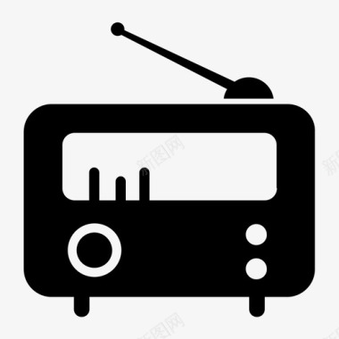 无线电设备通信媒体图标图标