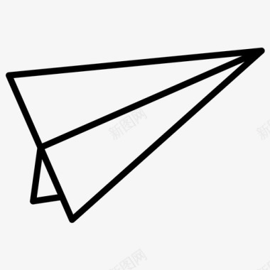 纸纸飞机送图标图标