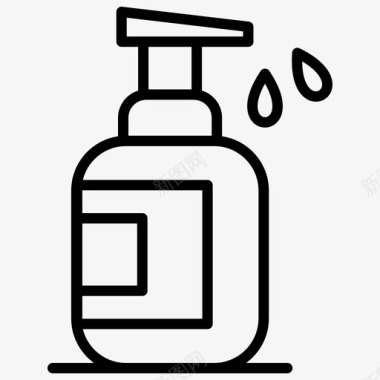 美容香皂美容美发瓶129图标图标