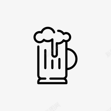 啤酒49号酒吧直式图标图标