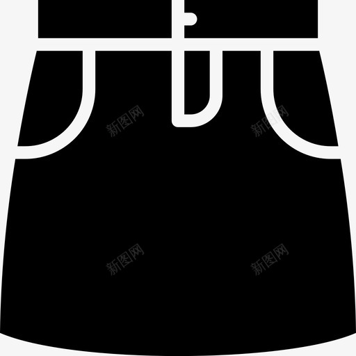 裙子时装和服装2填充图标svg_新图网 https://ixintu.com 填充 时装 服装 裙子