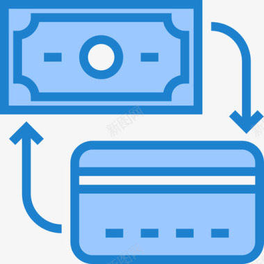 支付方式电子商务113蓝色图标图标