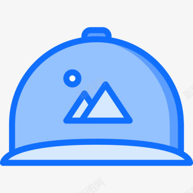 帽子品牌8蓝色图标图标