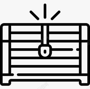 胸部成功47直线型图标图标