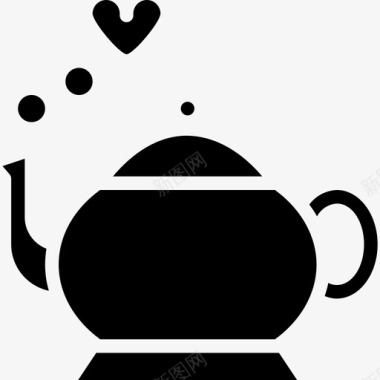 茶壶浪漫34雕文图标图标