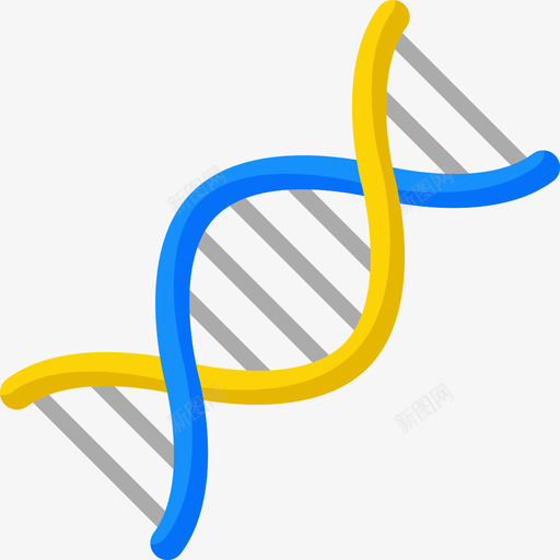 Dna生物工程38扁平图标svg_新图网 https://ixintu.com Dna 扁平 生物工程