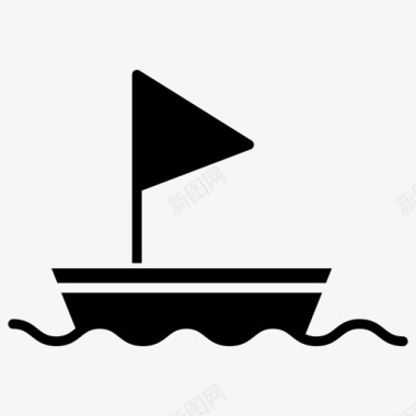 帆船旅行256铭文图标图标