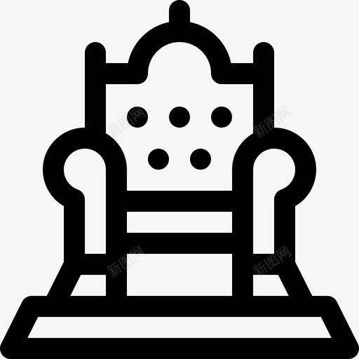 王位中世纪48直系图标svg_新图网 https://ixintu.com 中世纪 王位 直系