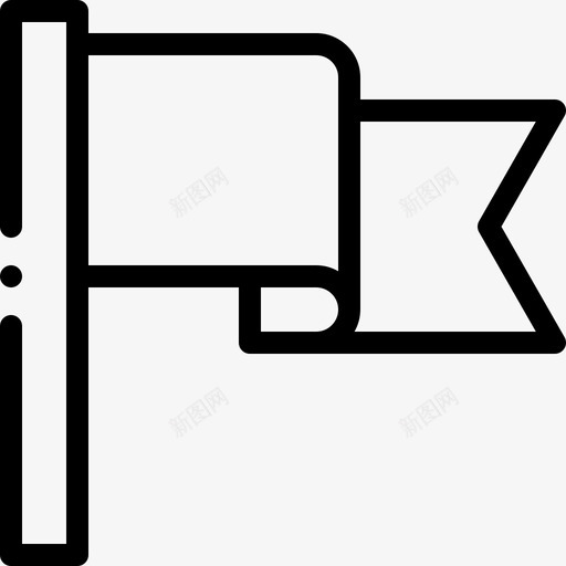 旗子高尔夫39直线图标svg_新图网 https://ixintu.com 旗子 直线 高尔夫39