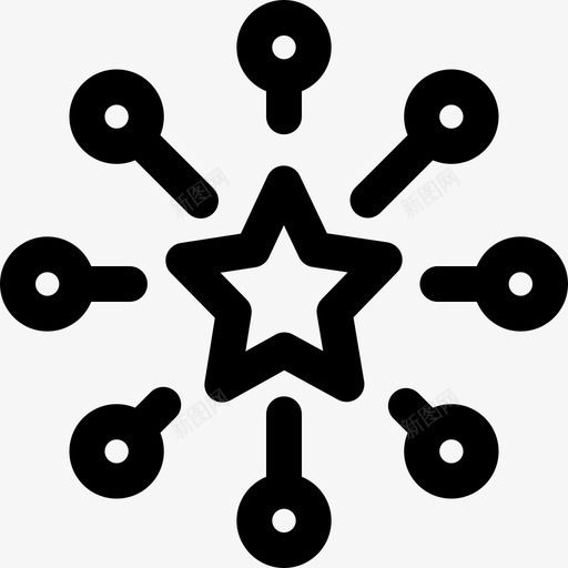 目标业务411直线型图标svg_新图网 https://ixintu.com 业务411 目标 直线型