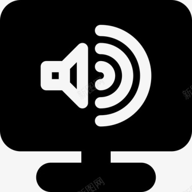 音量电视27已填充图标图标