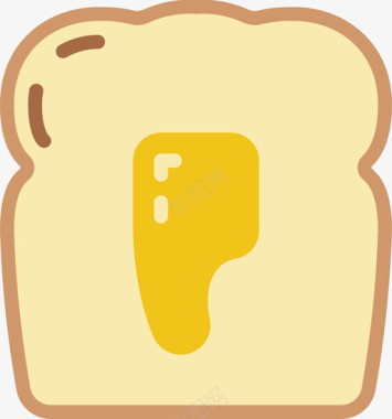 面包面包房132平铺图标图标