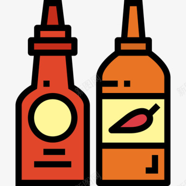 酱汁晚餐3原色图标图标