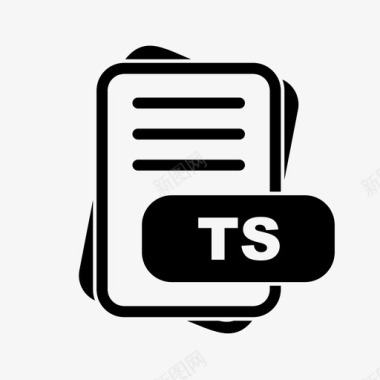 ts文件扩展名文件格式文件类型集合图标包图标