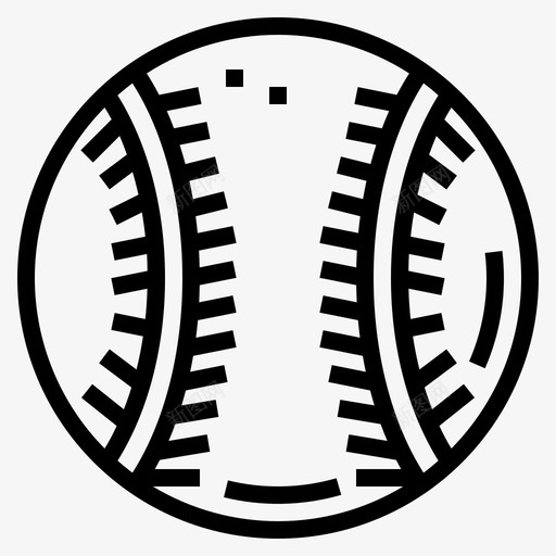 棒球棒球46直线型图标svg_新图网 https://ixintu.com 棒球 棒球46 直线型