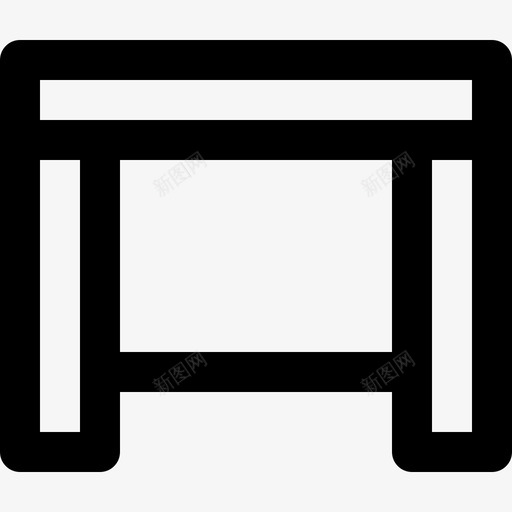 办公桌家装62直线型图标svg_新图网 https://ixintu.com 办公桌 家装 直线 线型