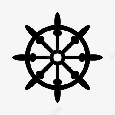 舵水手船图标图标