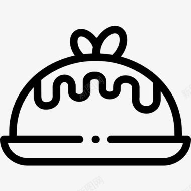 甜面包面包店93直系图标图标