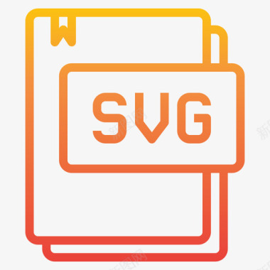 Svg文件类型19渐变图标图标