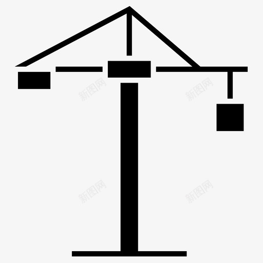 起重机起重机械起重图标svg_新图网 https://ixintu.com 施工黑暗 起重 起重机 起重机械